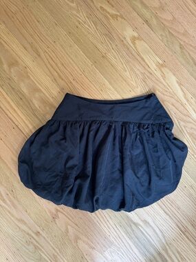 Aqua Black Circle Skirt